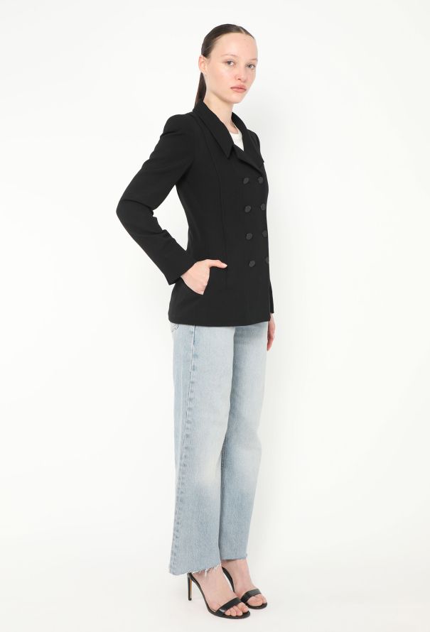 Chanel S/S 2001 Notched 'CC' Blazer - 5