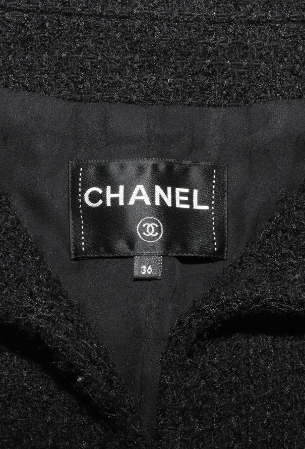 Chanel 2020 Bouclé Tweed 'CC' Coat - 6