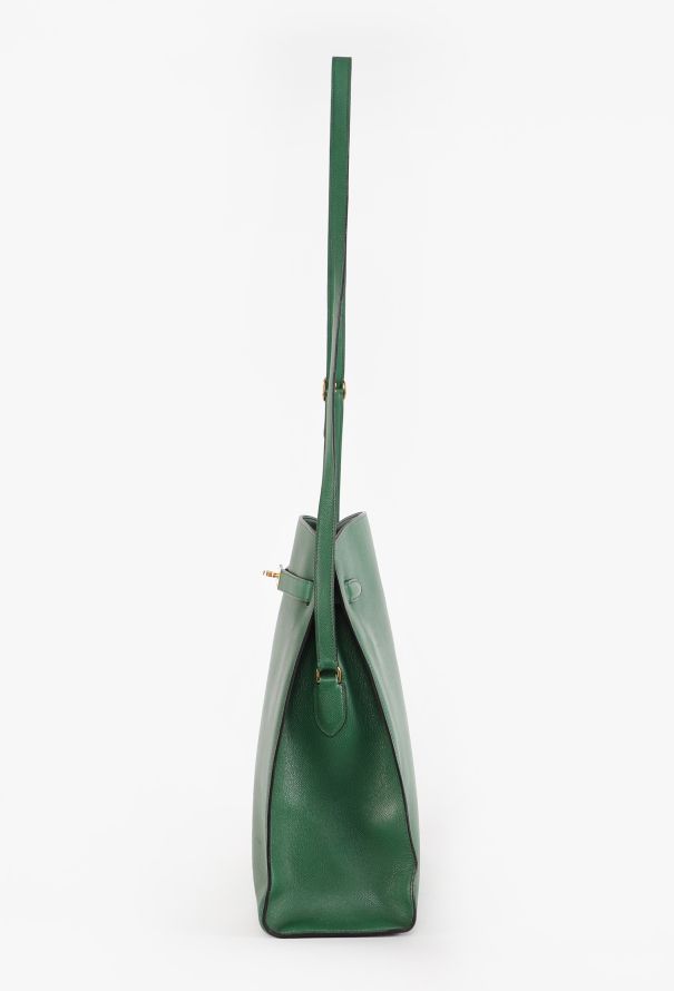 Hermès Vert Bengale Courchevel Kelly Sport GM, 1988 - 9