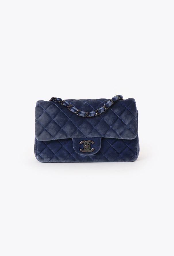 Chanel Velvet Mini Rectangular Timeless Bag - 1