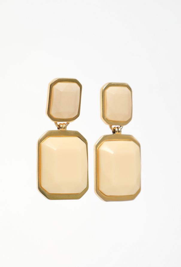 Saint Laurent S/S 2022 Gem Clip-On Earrings - 3