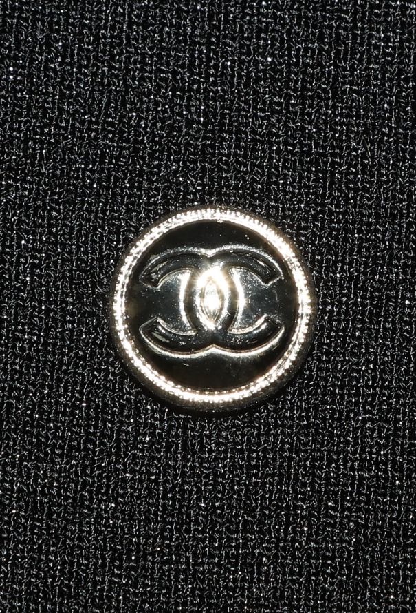 Chanel 2020 ‘CC’ Button-Up Knit Dress - 8