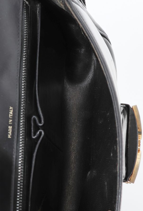 Céline '70s Black Box Shoulder Bag - 11 Céline '70s Black Box Shoulder Bag - 11