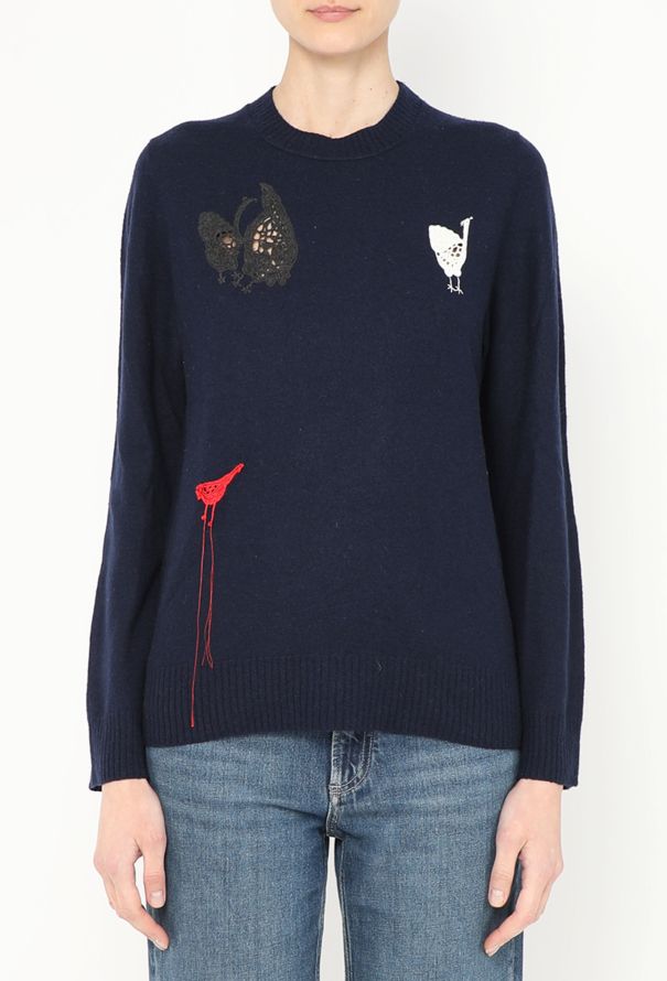 Céline 2015 Embroidered Wool Pullover - 1