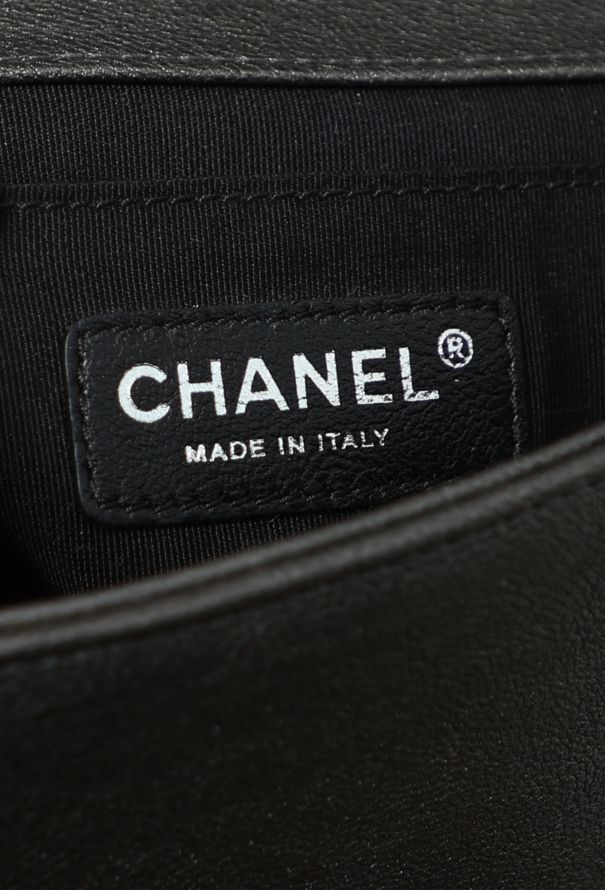 Chanel Metallic Chainmail Boy Clutch - 11