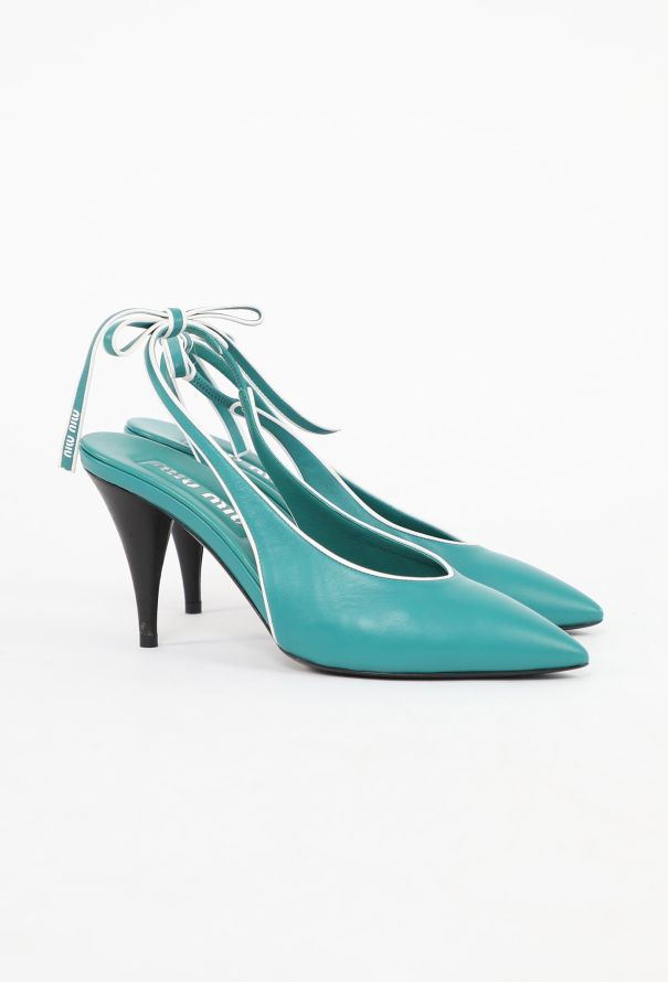 Miu Miu S/S 2025 Décolleté Slingbacks - 4 Miu Miu S/S 2025 Décolleté Slingbacks - 4