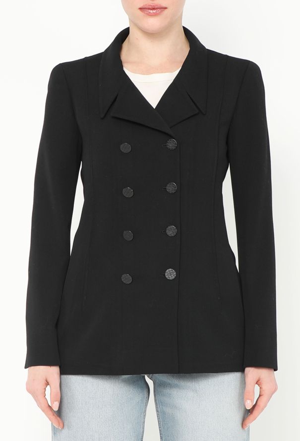 Chanel S/S 2001 Notched 'CC' Blazer - 1