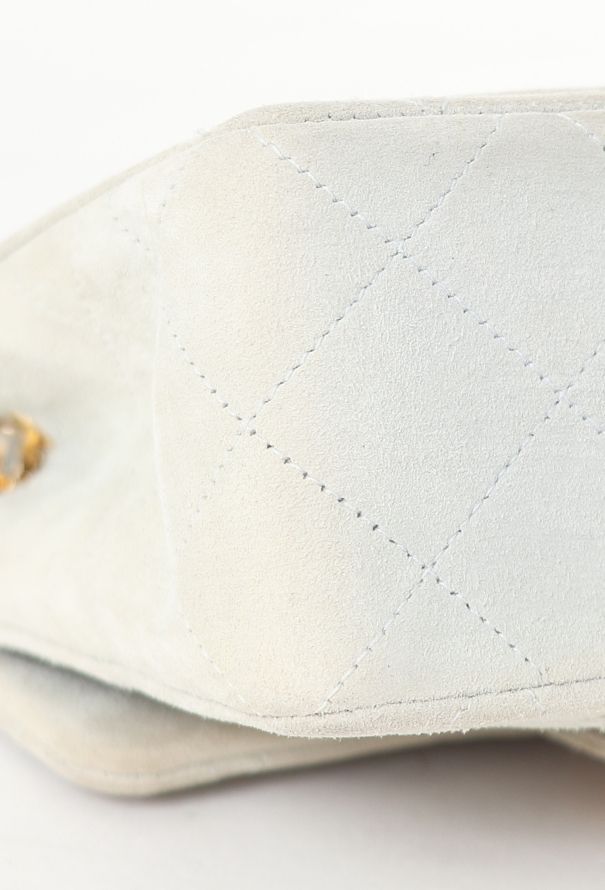 Chanel Suede Mini Square Timeless Bag - 7