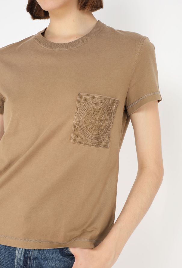 Hermès Embroidered Pocket T-Shirt - 1