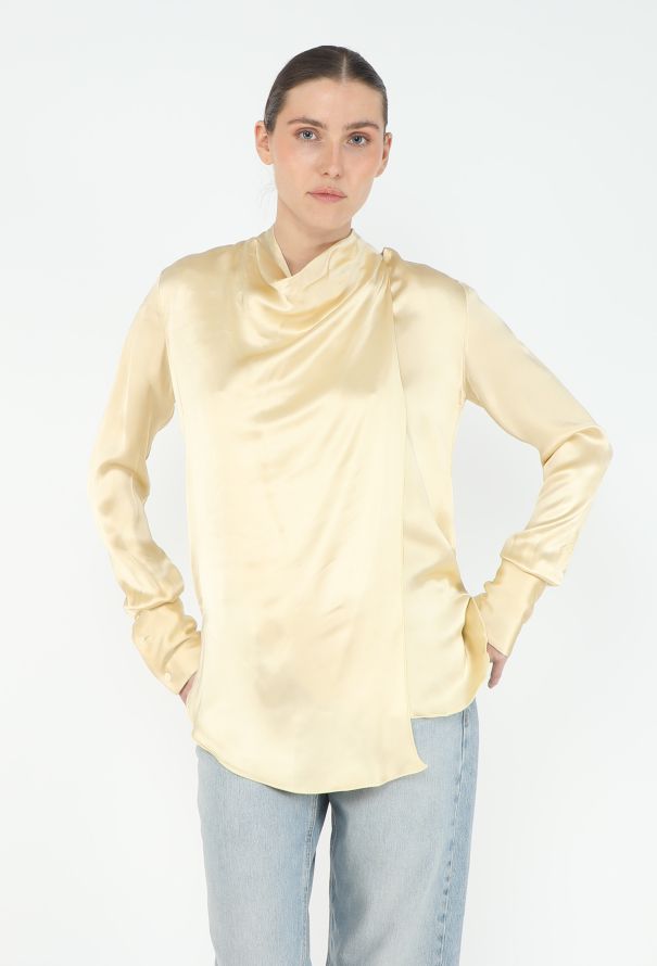 Céline S/S 2013 Charmeuse Lavallière Blouse - 4