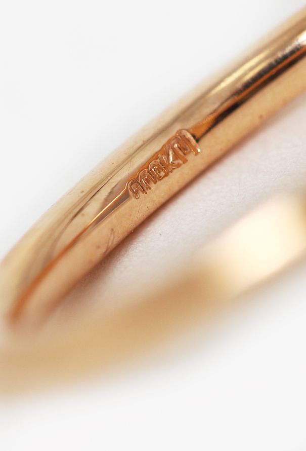 Modern Fine Jewelry Ileana Makri 18K Rose Gold Gem Double-Finger Ring - 6