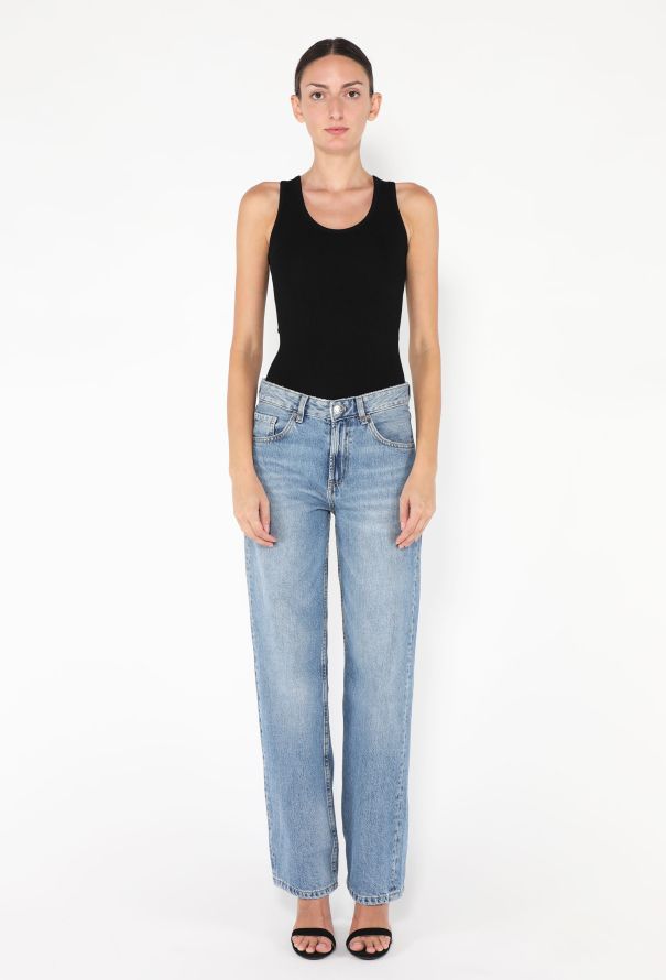 Alaïa 2024 Ribbed Jersey Bodysuit - 3