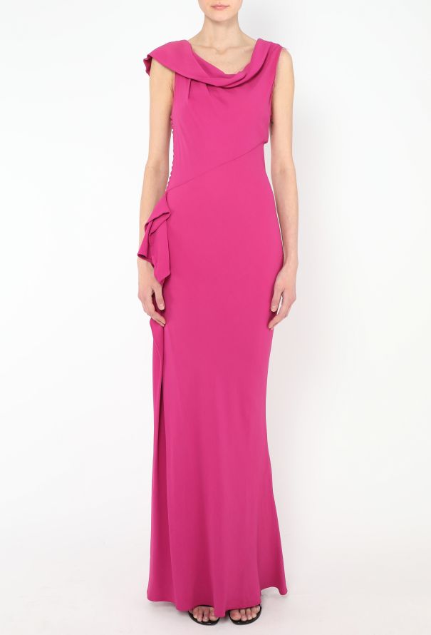 John Galliano 2006 Asymmetrical Draped Bias Gown - 4 John Galliano 2006 Asymmetrical Draped Bias Gown - 4