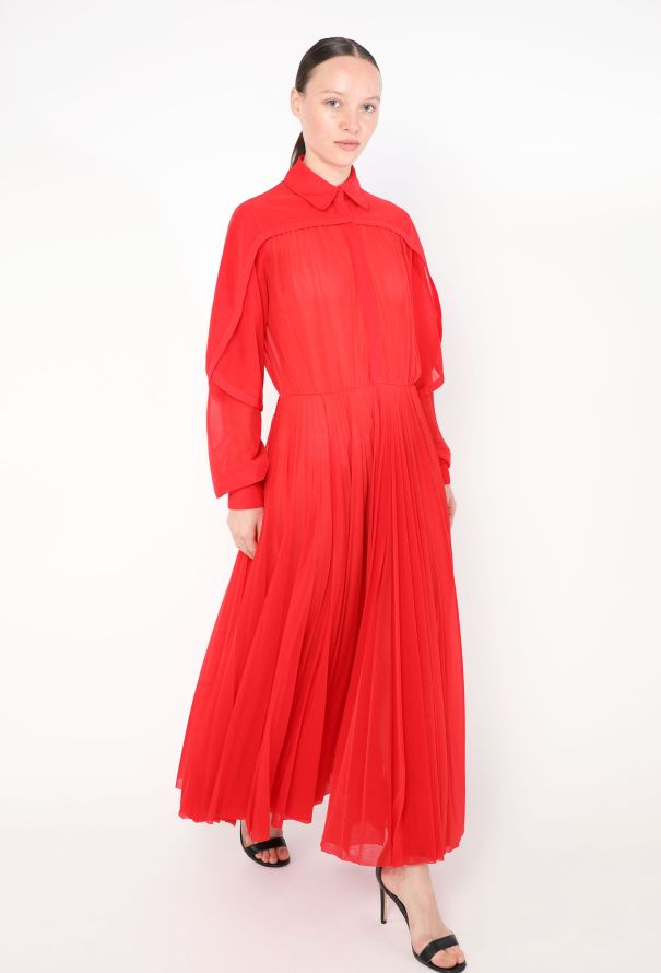 Céline CAMPAIGN S/S 2017 Tulip-Sleeve Dress - 6 Céline CAMPAIGN S/S 2017 Tulip-Sleeve Dress - 6