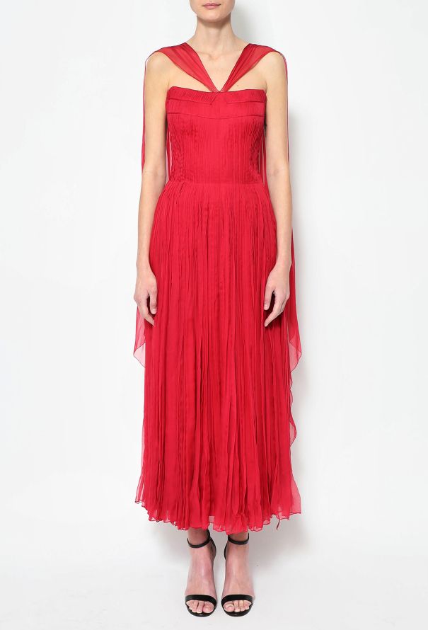 Chanel STUNNING Haute Couture 1970 Silk Bustier Gown - 2 Chanel STUNNING Haute Couture 1970 Silk Bustier Gown - 2