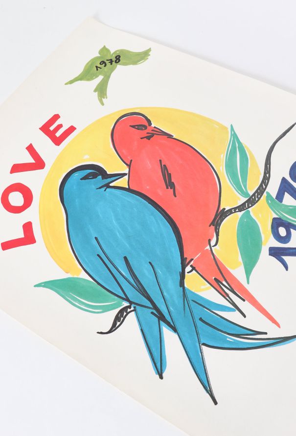 Saint Laurent Original Love Poster, 1979 - 2