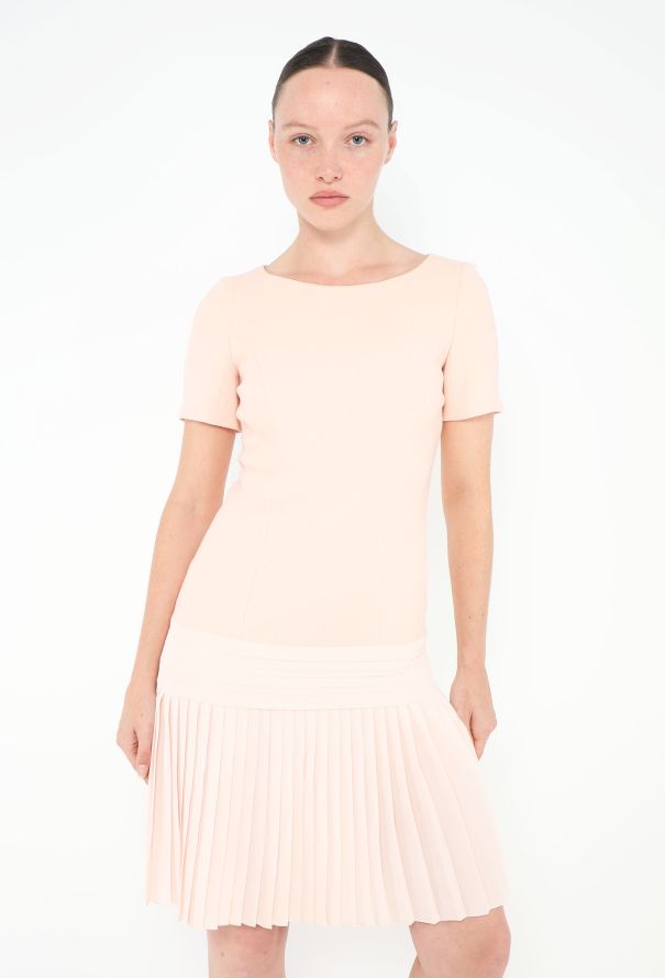 Dior 2016 Pleated Hem Crêpe Dress - 1