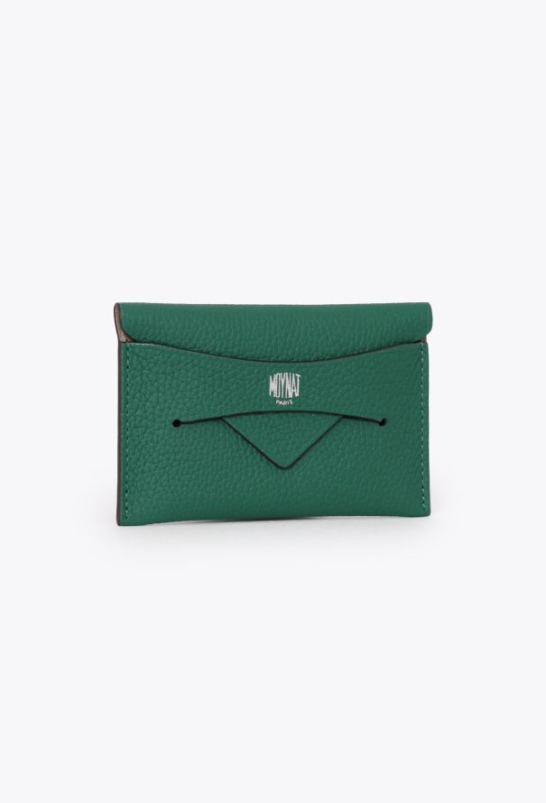 Moynat Green Leather Cardholder - 2 Moynat Green Leather Cardholder - 2