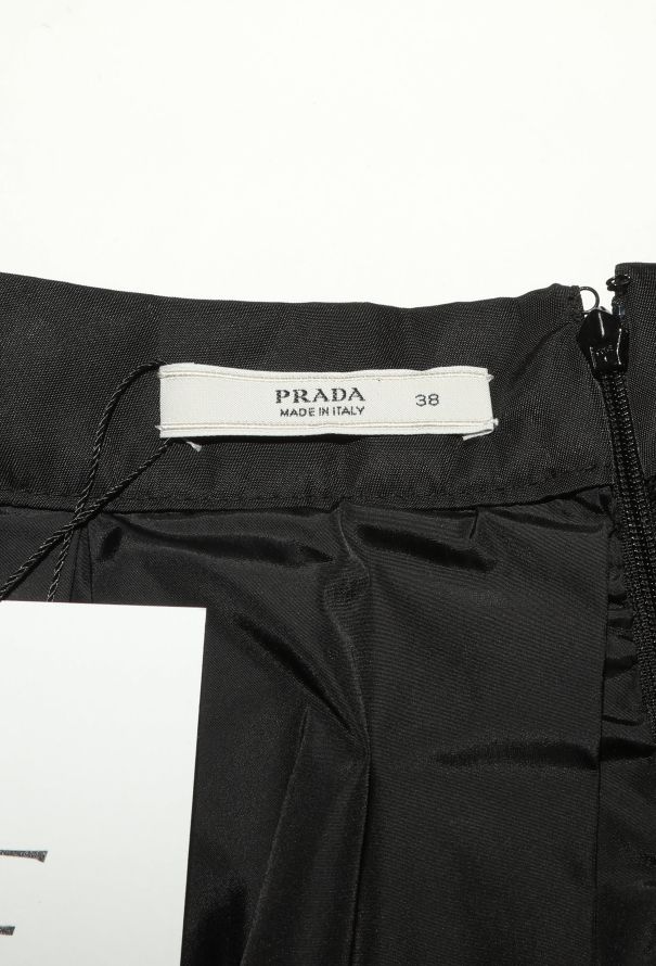 Prada F/W 2000 Pleated Nylon Skirt - 6 Prada F/W 2000 Pleated Nylon Skirt - 6