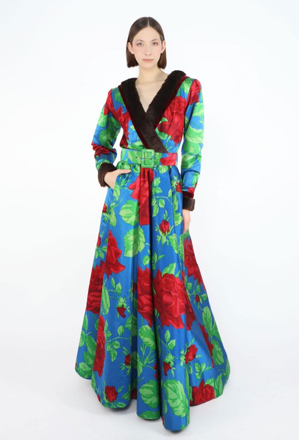 Saint Laurent EXQUISITE Haute Couture Spring 1988 Rose Ballgown - 4