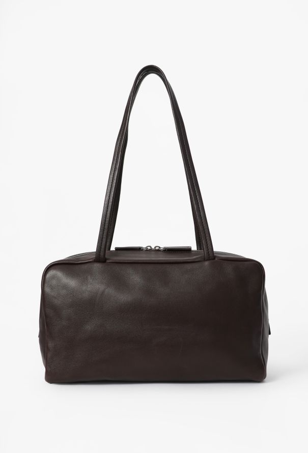 The Row Brown Astra Bowling Bag - 1