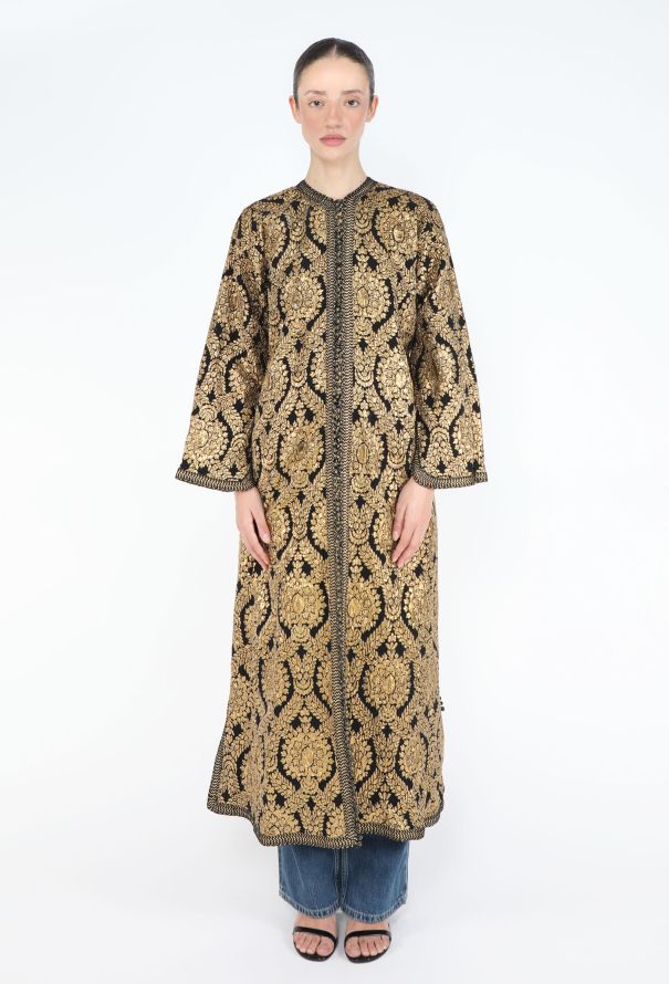 World Treasures Vintage Brocade Turkish Entari Kaftan - 3