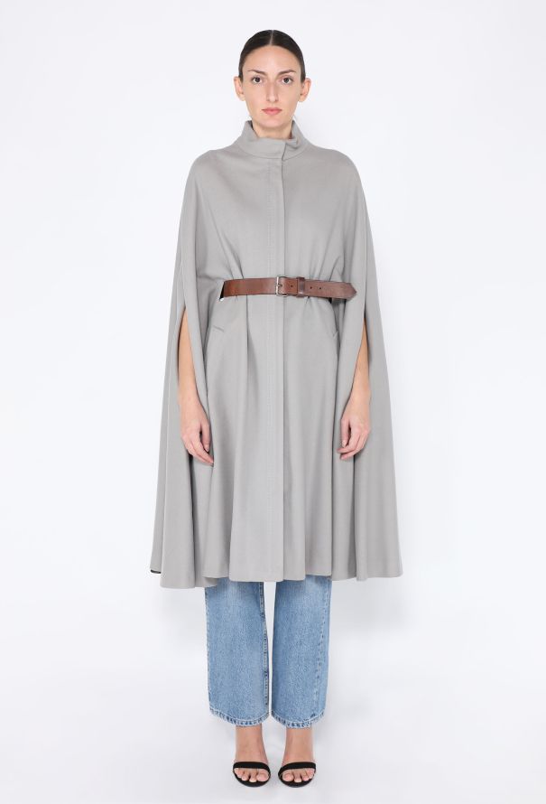 Alexander McQueen 2012 Belted Cape Coat - 2