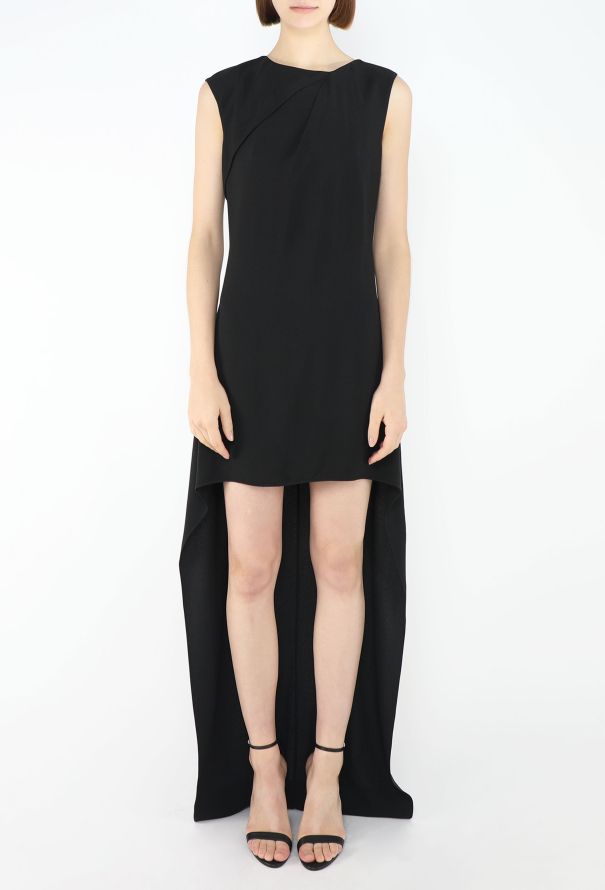 Saint Laurent 2015 Asymmetrical Train Dress - 4