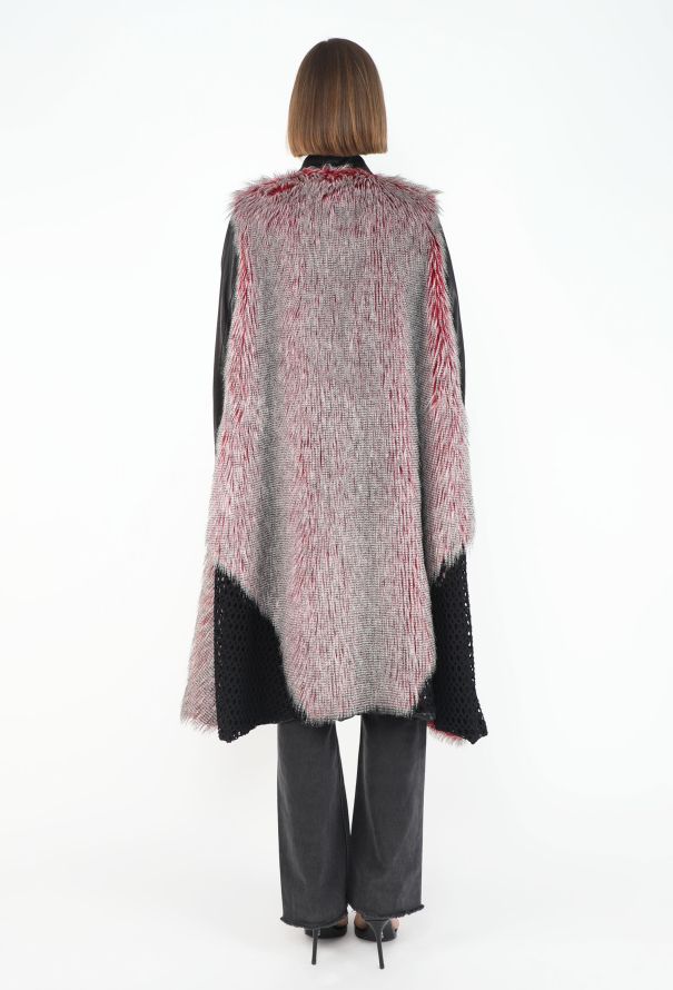 Issey Miyake Early 2000s Ombré Plume Coat - 5