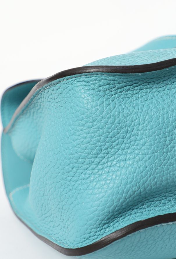 Hermès Bleu Jean Taurillon Clémence Halzan 31 - 11