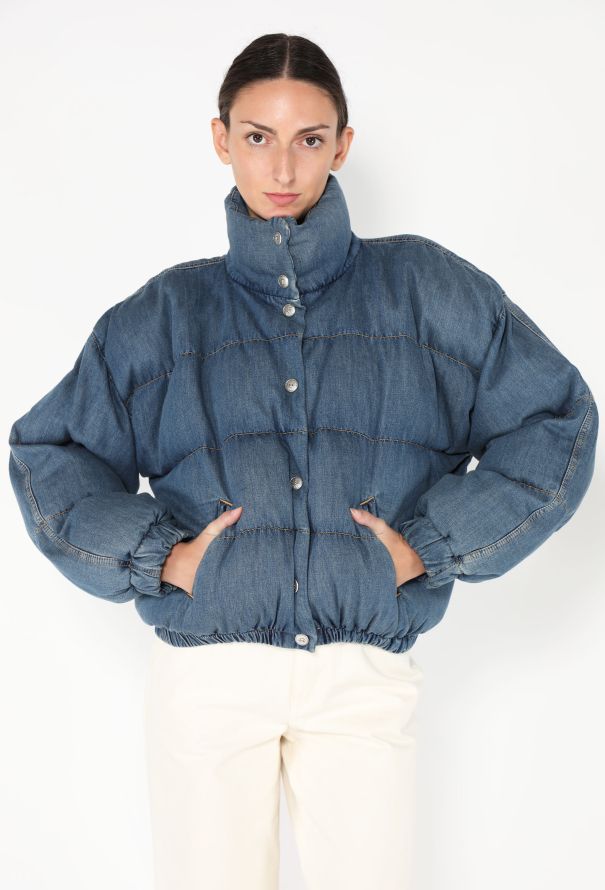 Chanel F/W 2024 Denim Puffer Jacket - 1