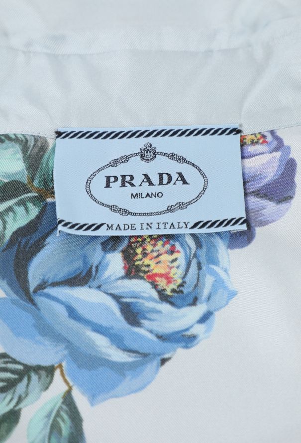 Prada Floral Silk Twill Mini Dress, 2024 - 5
