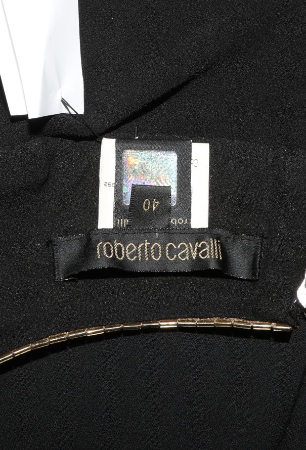 Roberto Cavalli 2005 Open-Back Strass Empire Dress - 7