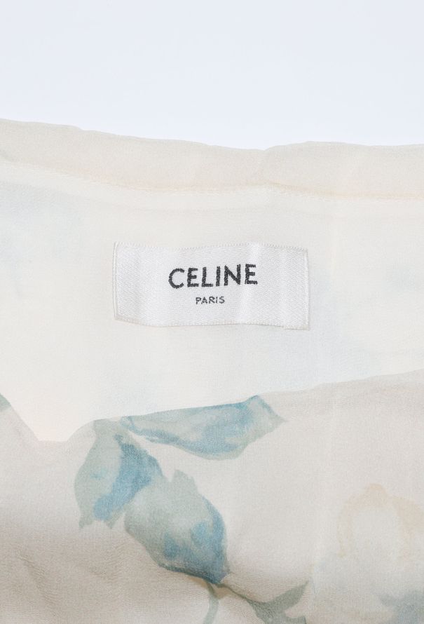 Céline 2020 Blooming Floral Chiffon Dress - 5