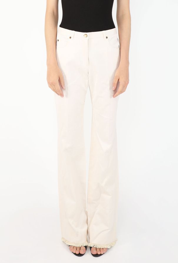 Chloé S/S 2000 Skull Frayed Jeans - 4