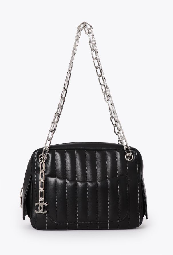 Chanel Black Mini Mademoiselle Camera - 1