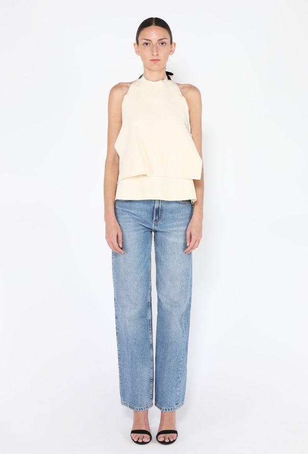 Céline S/S 2011 Leather Strap Halter Top - 4