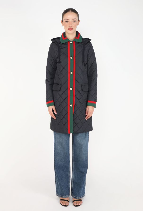 Gucci Quilted Hooded Puffer Coat - 3