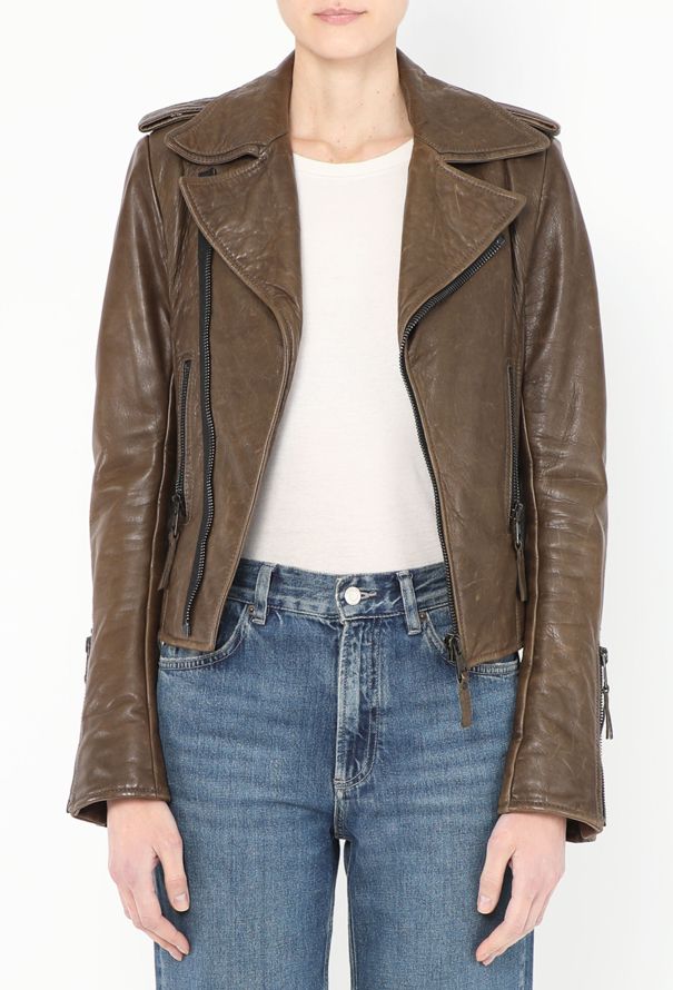 Balenciaga Lambskin Biker Jacket - 1
