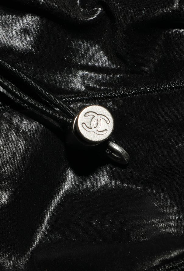 Chanel 2011 Hooded 'CC' Nylon Poncho - 8