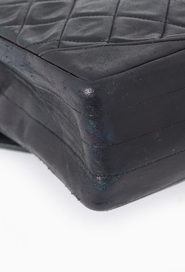 Chanel Navy Paris Double Flap Bag - 10 Chanel Navy Paris Double Flap Bag - 10