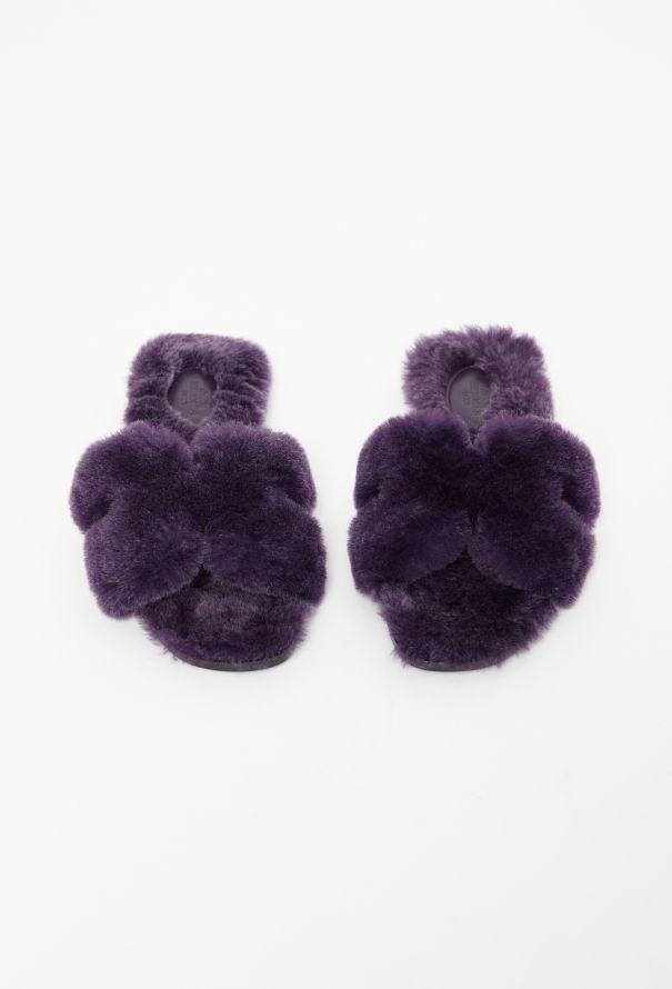 Hermès 2022 Oran Shearling Sandals - 1