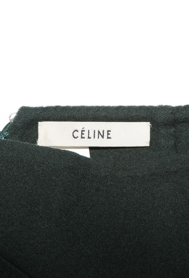 Céline Pleated Trompe l'Œil Skirt - 5
