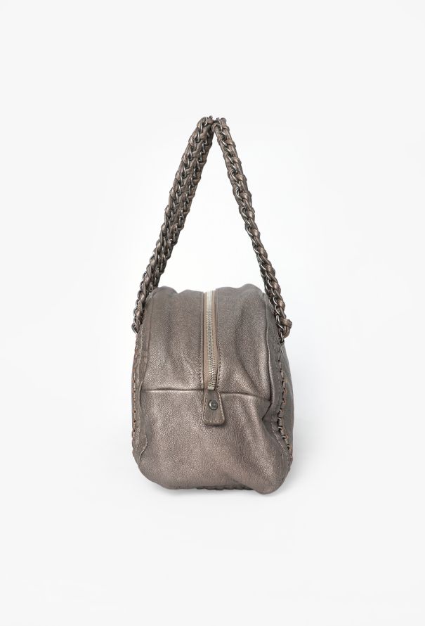 Chanel Metallic Ligne Bowler Bag - 5