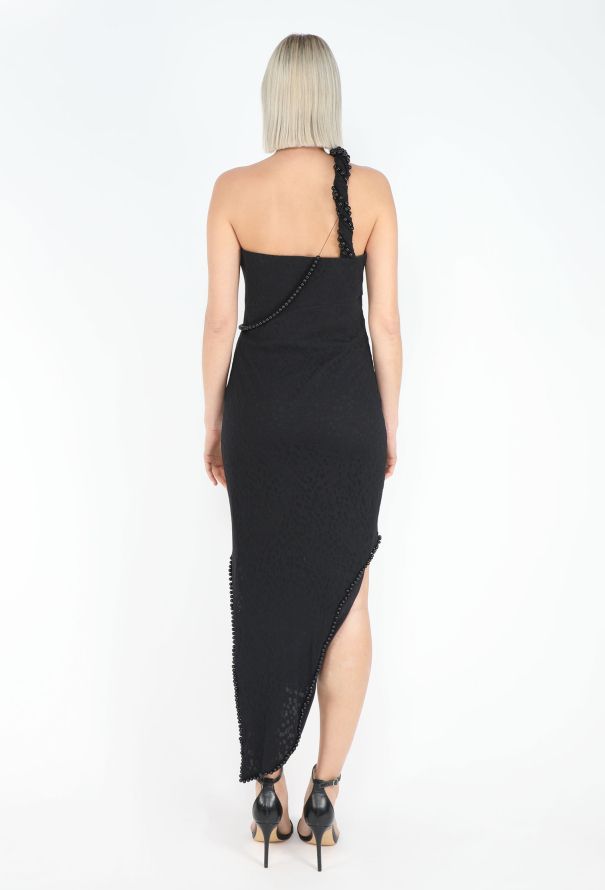 Helmut Lang ICONIC S/S 2005 Devoré Beaded Dress - 7