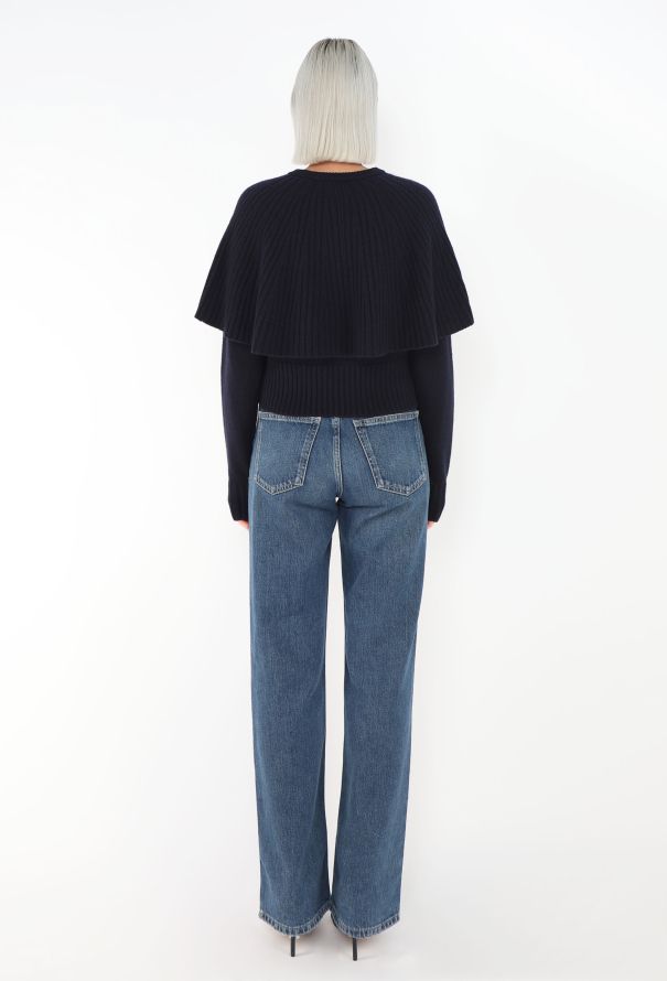 Chloé Fall 2024 Wool Capelet Sweater - 5
