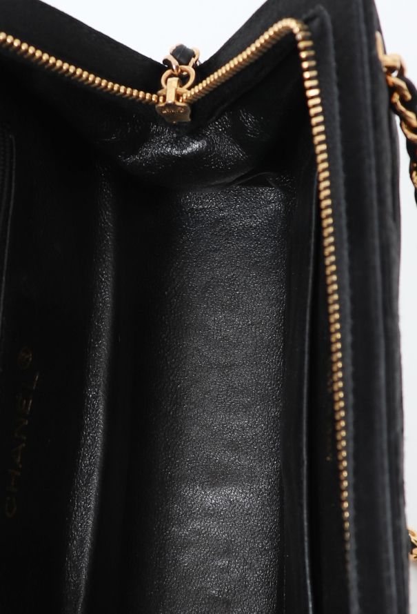 Chanel '90s Mini Satin Quilted Shoulder Bag - 12