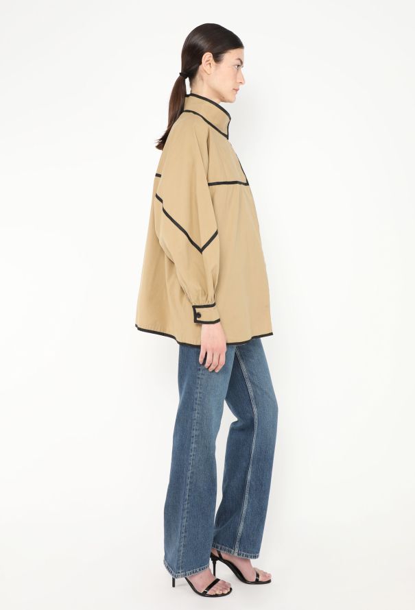 Fendi '70s Grosgrain Trim Overshirt - 4