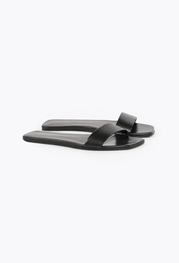 The Row S/S 2023 Chocolate Leather Sandals - 4