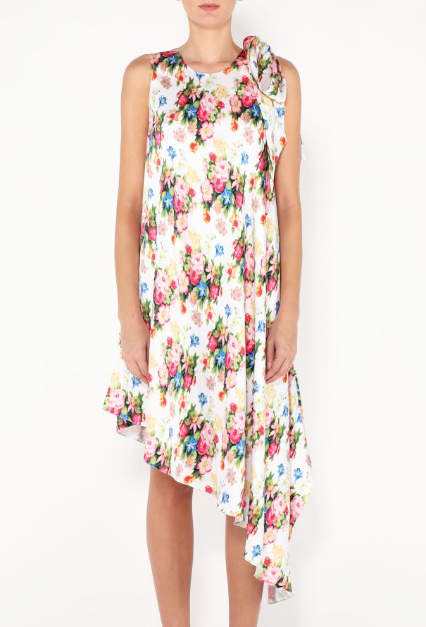 Loewe F/W 2024 Asymmetrical Silk Dress - 4